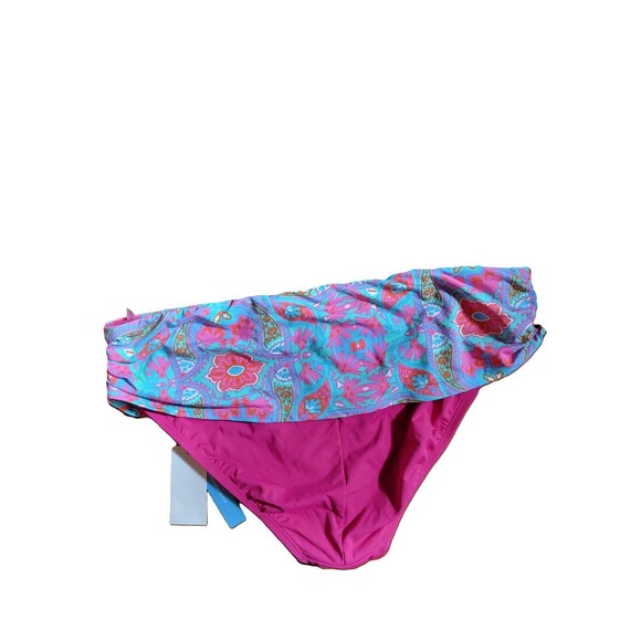 Bleu Rod Beattie Rouge (Pink) Multi Sarong Bikini Swim Bottom, US 14 - Picture 3 of 6
